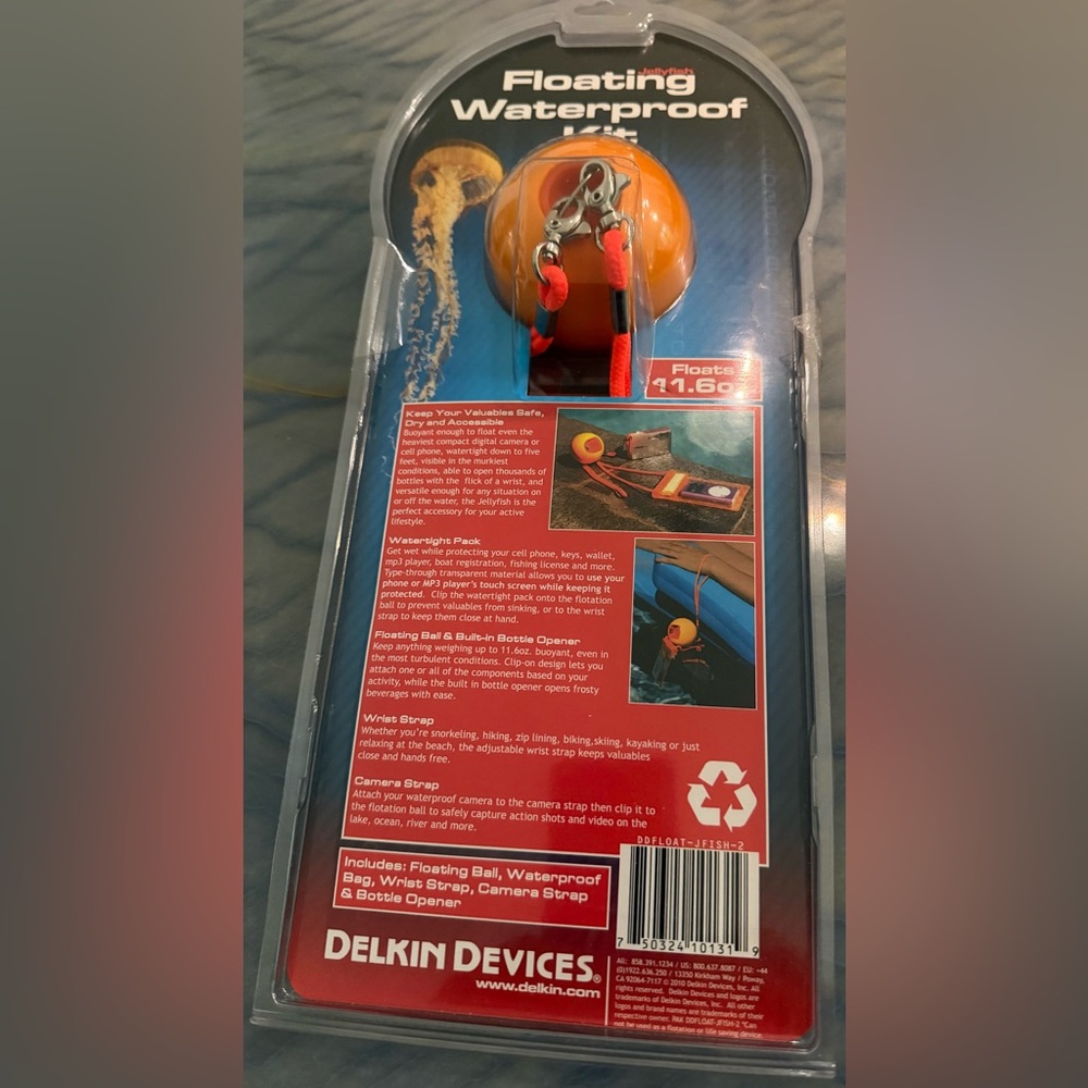 Orange Floating Waterproof Kit - Picture 2 of 2